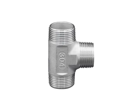 stainless steel equal pipe tee